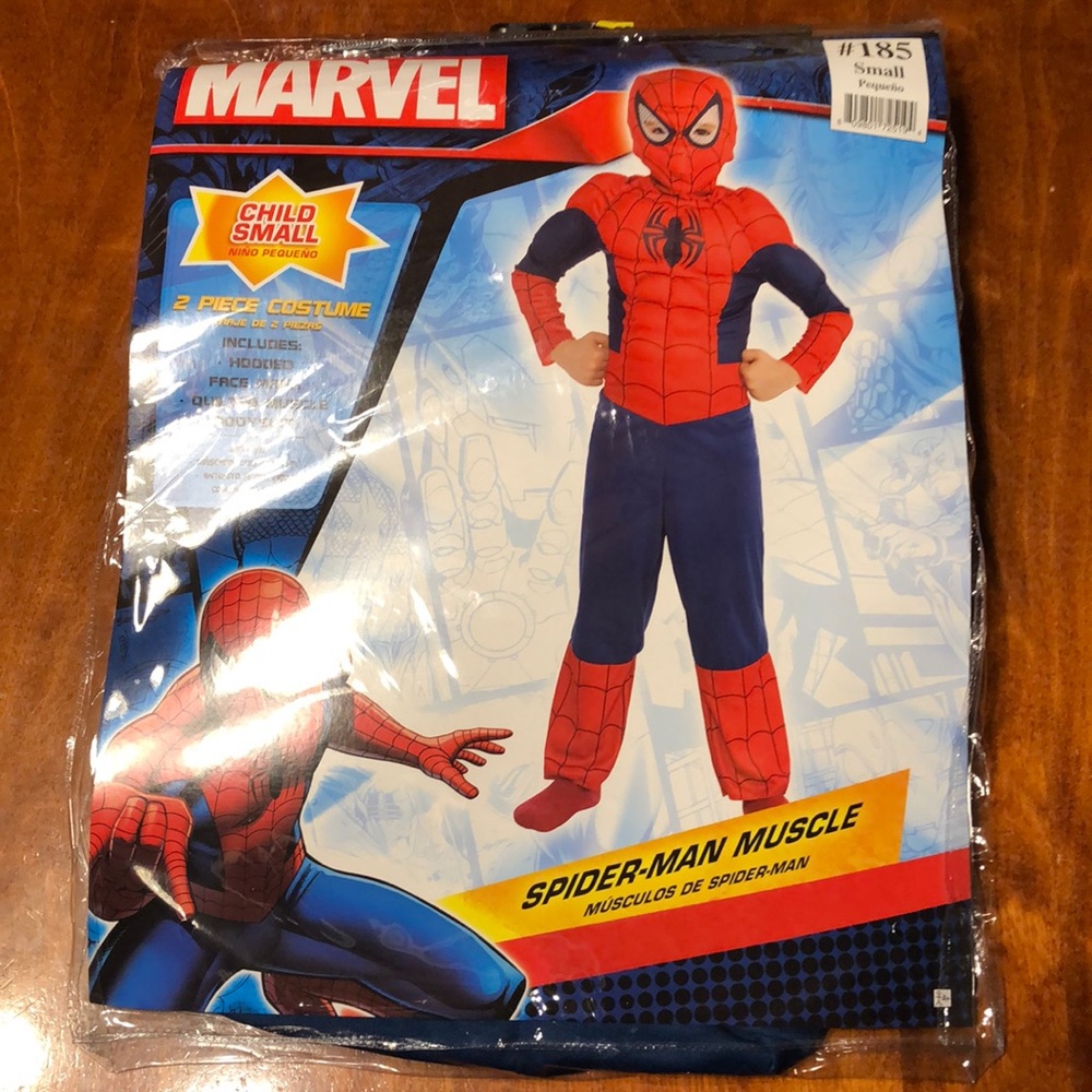 Marvel Spider-Man Muscle Kids Costume! New!